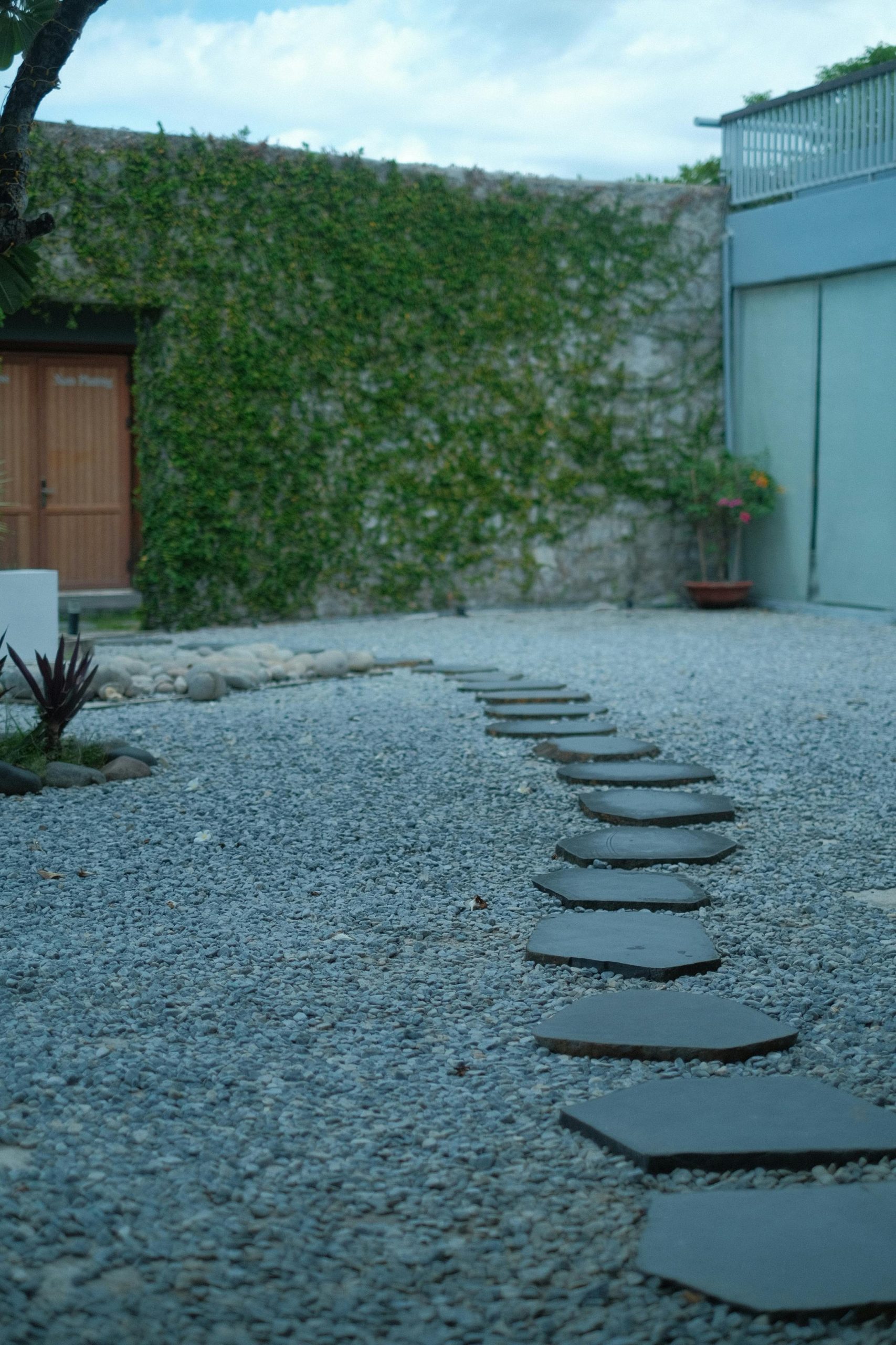 Jardin gravier déco modern style